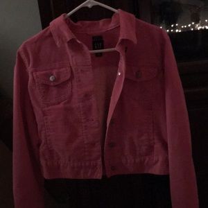 Gap pink corduroy jacket
